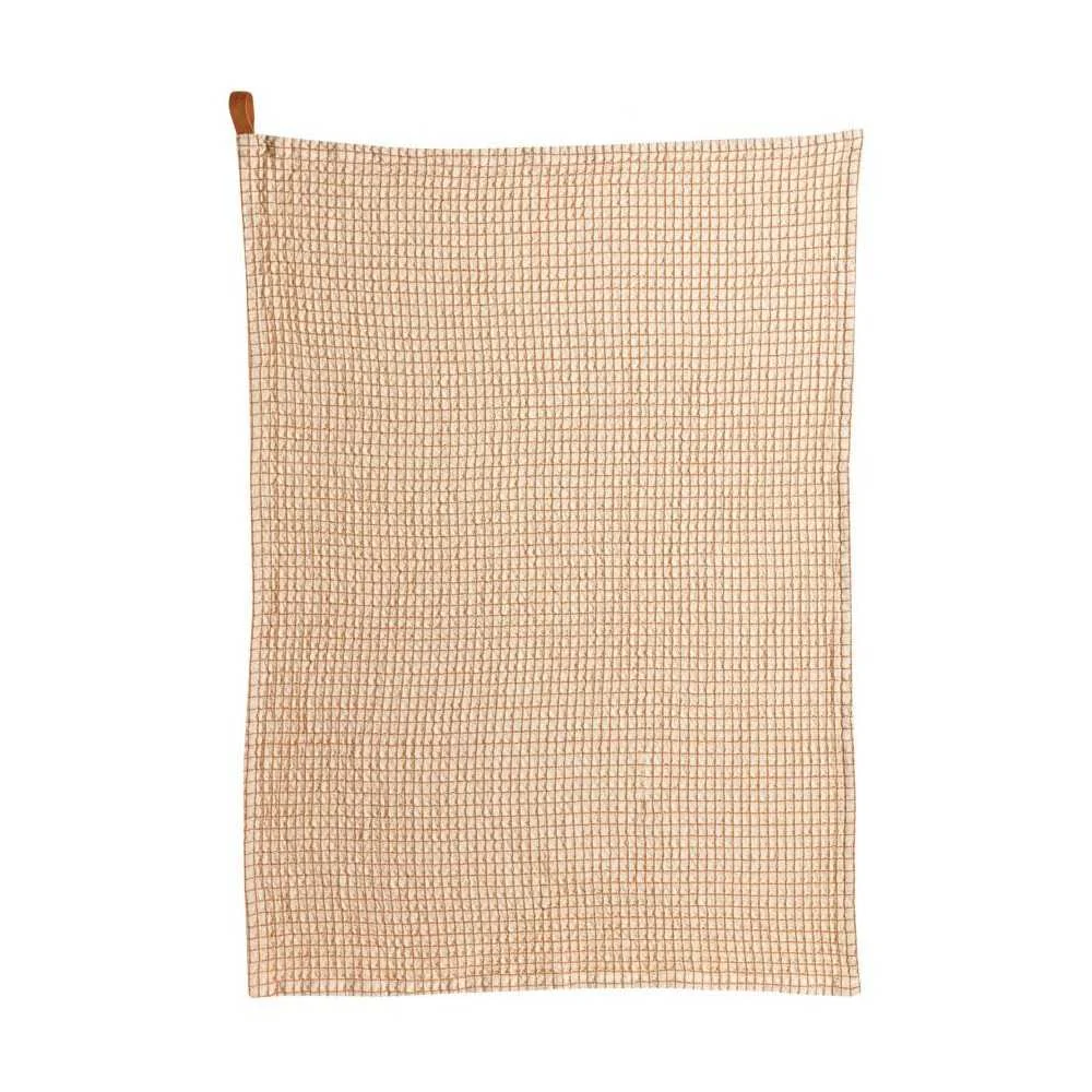 Asciugapiatti  nido d'Ape Bicolore Mumba Cannelle – 50x70 cm