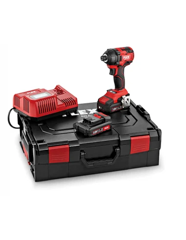AVVITATORE A PERCUSSIONE A BATTERIA ID1/4"18.0-EC/2.5 SET