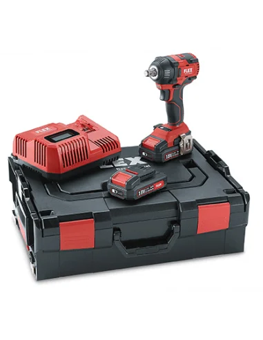 AVVITATORE A PERCUSSIONE A BATTERIA IW1/2"18.0-EC/2.5 SET