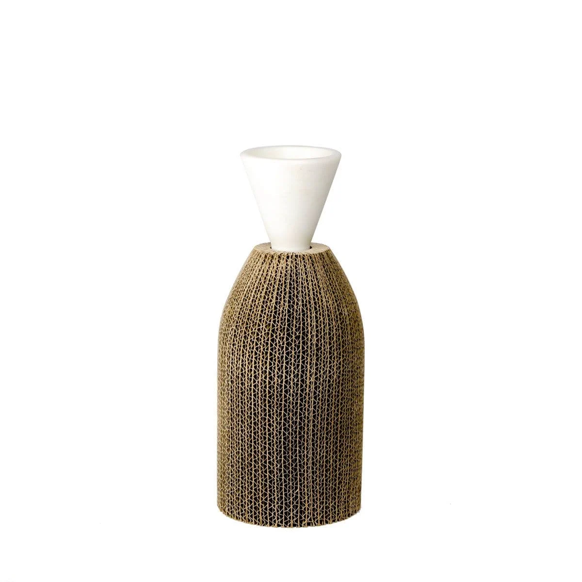 Vaso in Cartone e Marmo AVVOLTI Piccolo