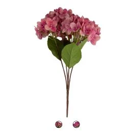 Ortensia artificiale h. 46,5 cm, Garden