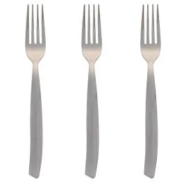 Set 3 forchette in acciaio inox 18/0, Shark