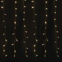 Tenda 204 led, bianco caldo, 300x70 cm, Santa's House