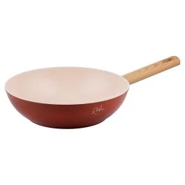 Wok/Saltapasta 28 cm, rivestimento interno in ceramica Fusion Pro II, Radici Cannella