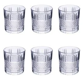 Set 6 bicchieri 340 ml, trasparente, Dublin Sibilla