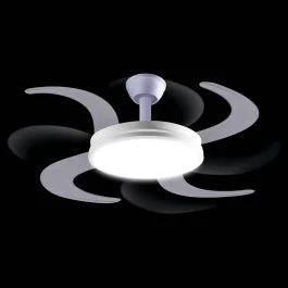 Ventilatore da soffitto con pale a scomparsa Ø 108 cm, Kooper