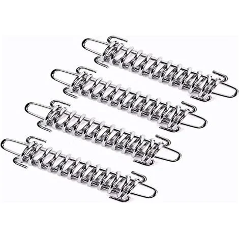 [NON UTILIZZATO] molle per tenda da sole, molle tenditrici per tenda da sole, molle di tensione per tenda da sole, molle di tensione per tenda da campeggio, fibbie in acciaio per corda a molla per ten