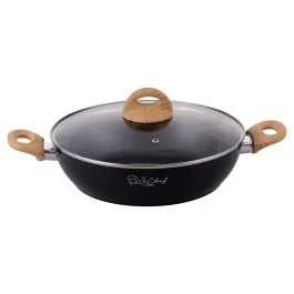 Tegame 28 cm con coperchio, rivestimento in ceramica,  induzione, Osaka SìChef