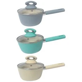 Casseruola con coperchio 16 cm, rivestimento in ceramica, induzione, Kolorados SìChef