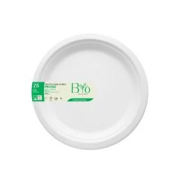 25 piatti frutta bio 18 cm