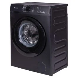 Lavatrice 8 Kg slim, 11 programmi automatici, nero matt, Kooper
