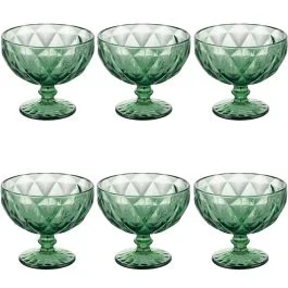 Set 6 coppe gelato 400 ml, verde, Elizabeth Sibilla