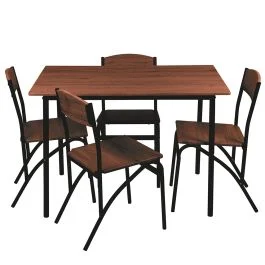 Set tavolo e 4 sedie 110x70x75 cm, Industry