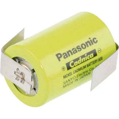 Panasonic Sub-C ZLF Batteria ricaricabile speciale 4/5 Sub-C linguette a saldare a Z NiCd 1.2 V 1200 mAh 1 pz.