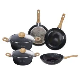 Batteria 7 pezzi, rivestimento in ceramica, induzione, Osaka SìChef