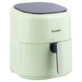 Friggitrice ad aria 5 L, display touch, 1200 W, verde salvia, Kooper