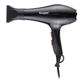 Asciugacapelli 1800 W, 2 velocità, nero, Kooper