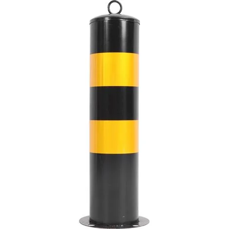 Jeffergarden ‌Segnalatore stradale di sicurezza‌ paletto 50 cm spessore lamiera in acciaio traffico incrocio segnalazione