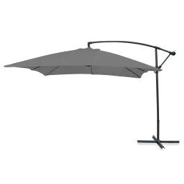 Ombrellone lampara da giardino grigio 3x2 m, Kios Esté