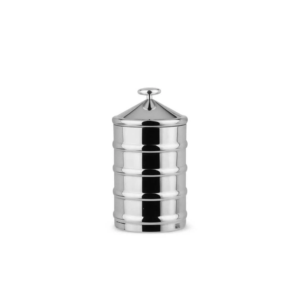 Barattolo cucina Kalistò 3 – Alessi, contenitore grande in acciaio per cucina di design