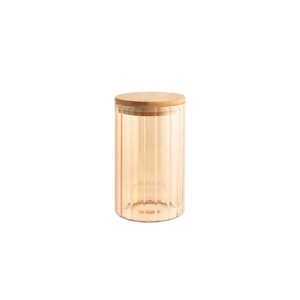 Barattolo in Vetro Borosilicato Ambra 850 cc – Conservazione Elegante