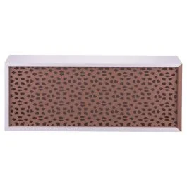 Mensola da muro con anta decorativa scorrevole 55x12x22 cm, Sibilla