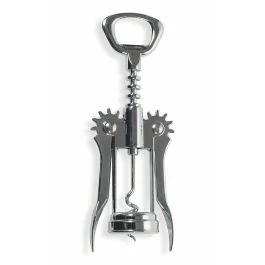 Apribottiglie/cavatappi a spirale 2 leve silver, SìChef