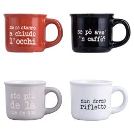Set 4 tazzine caffè 100 ml, S.P.Q.eRe