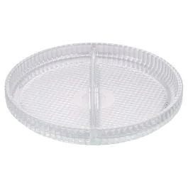 Piattino 2 scomparti in vetro ø 15,5 cm, Imperial