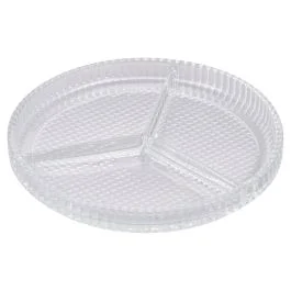Piattino 3 scomparti in vetro ø 15,5 cm, Imperial
