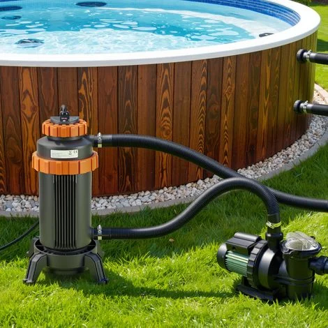 TolleTour Riscaldatore elettrico per piscina da 3 kW, 230 V, per piscine da 1-3 m³
