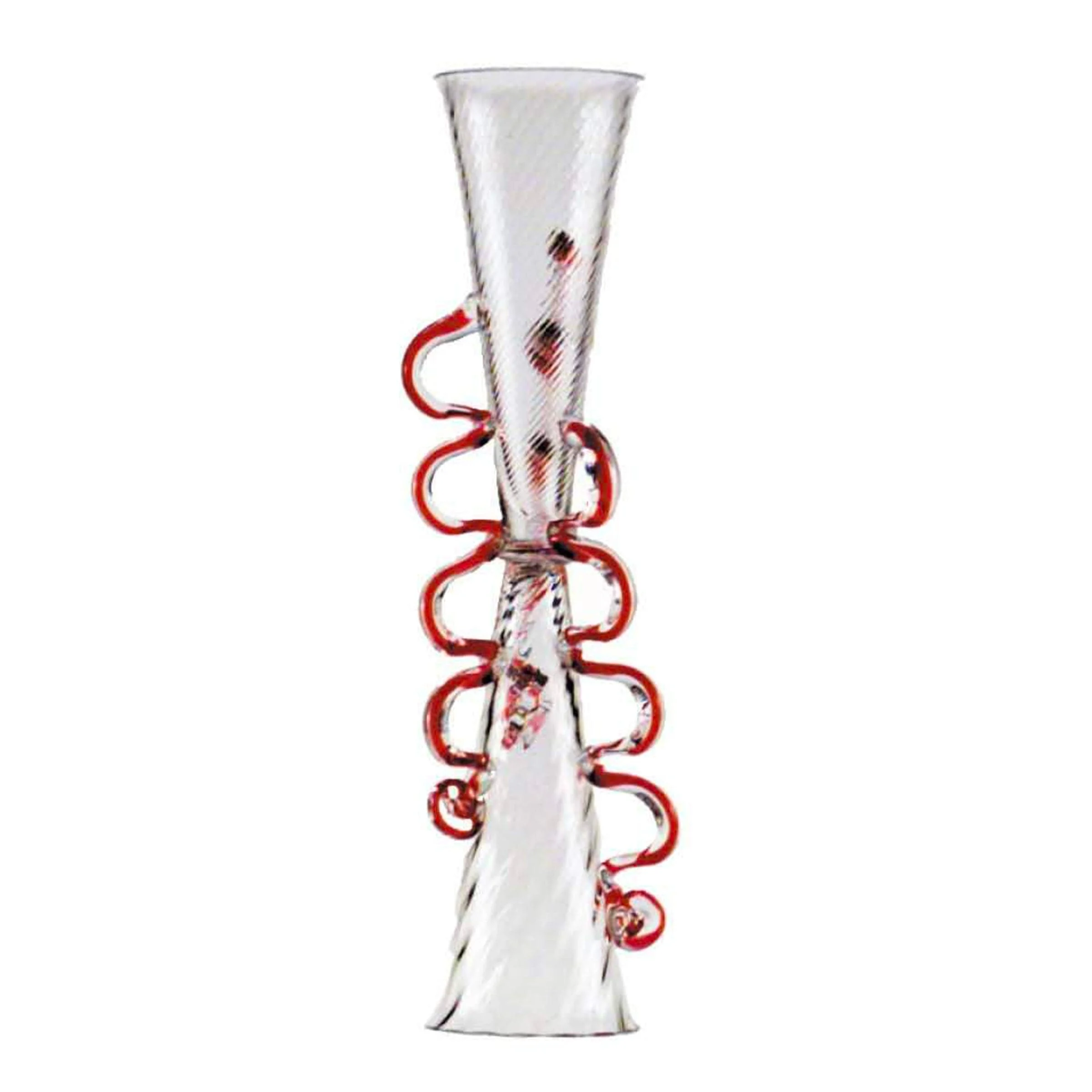 Flute da Collezione in Vetro Soffiato BIBI di Borek Sipek per Driade