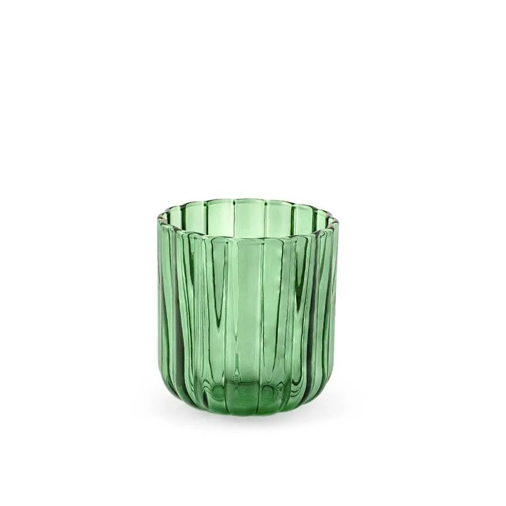 Bicchiere Elegante Margaret Verde 34 cl  Vetro Raffinato H&H