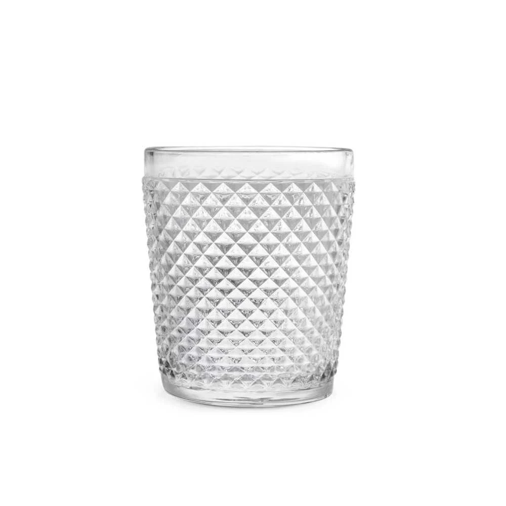 Bicchiere in Vetro Trasparente Diamantato 31 cl