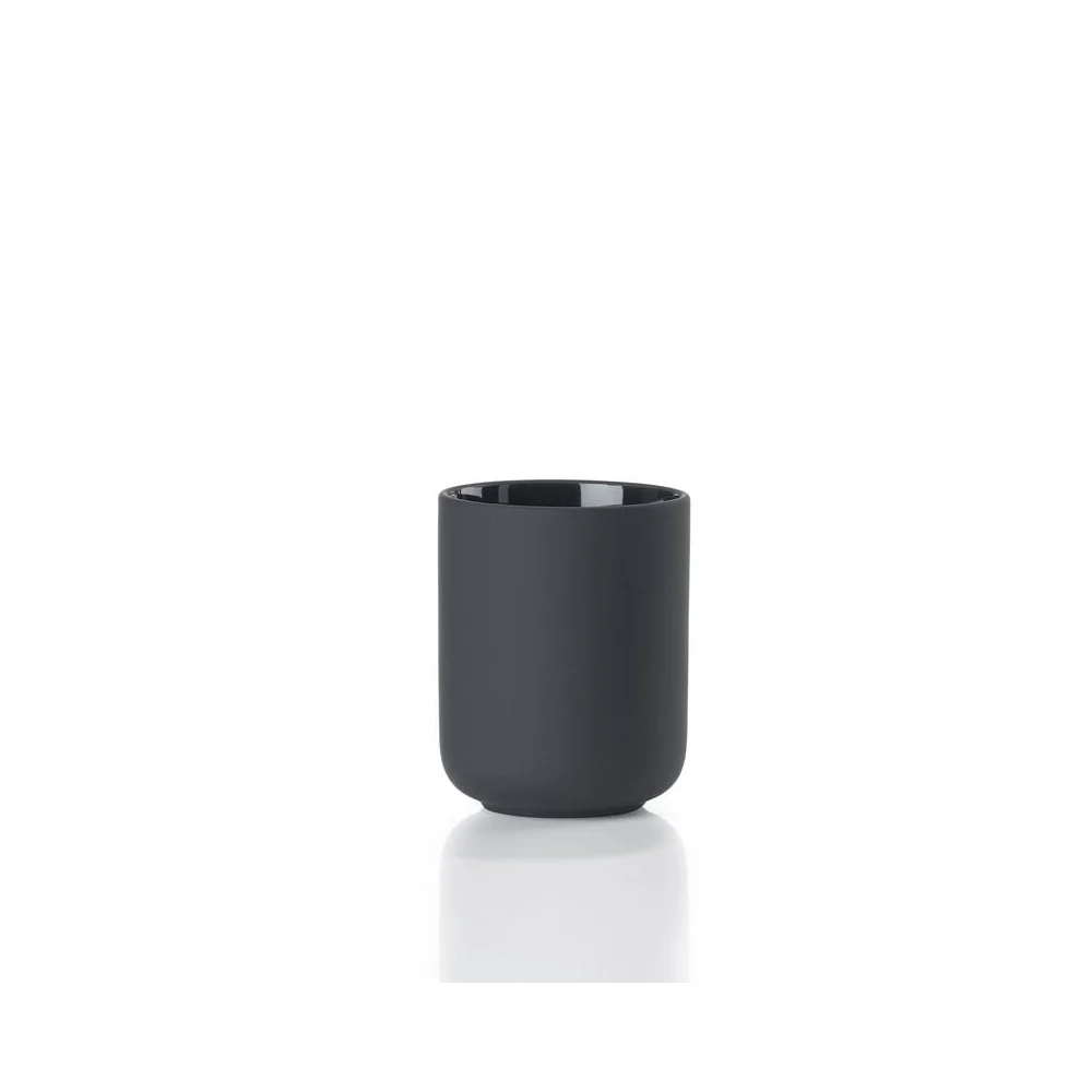 Bicchiere portaspazzolini Ume Nero 8,3x10,3 cm – Eleganza moderna