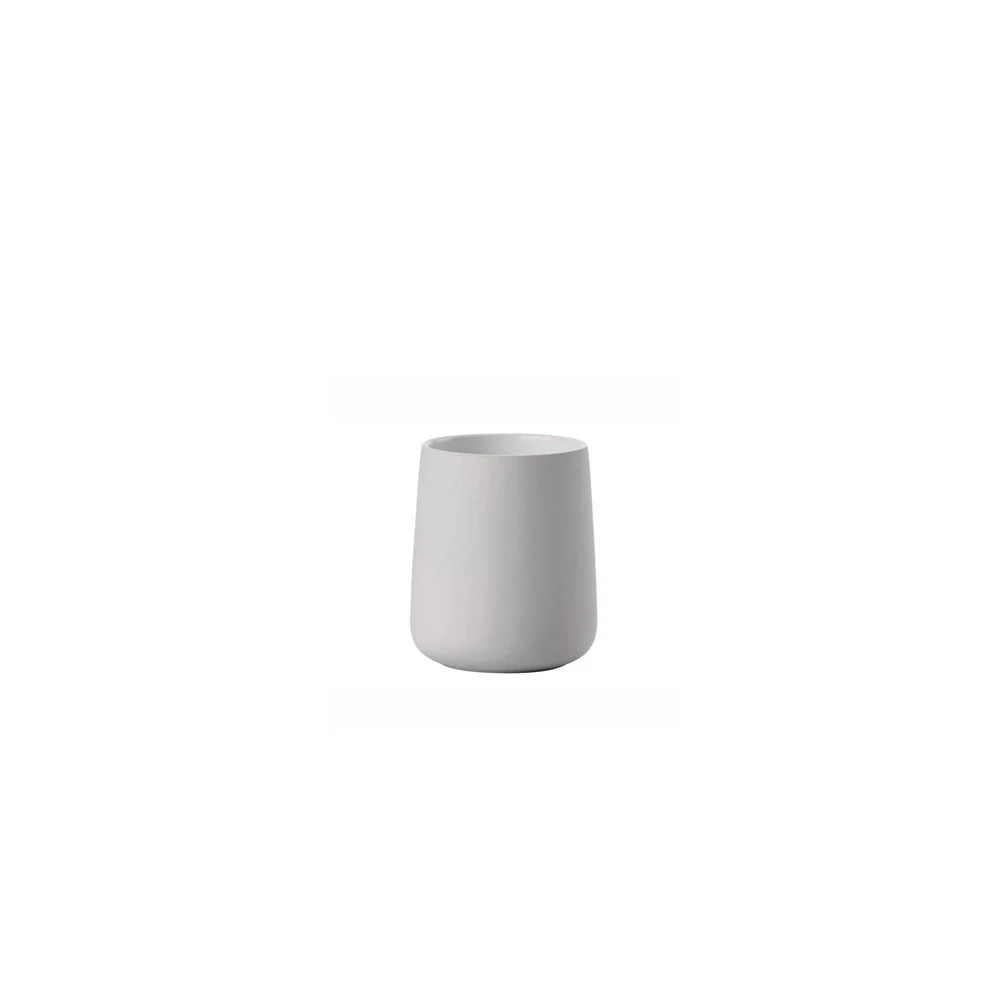 Bicchiere portaspazzolino Nova One Grigio Zone Denmark – Porcellana Soft Touch 8x12,5 cm