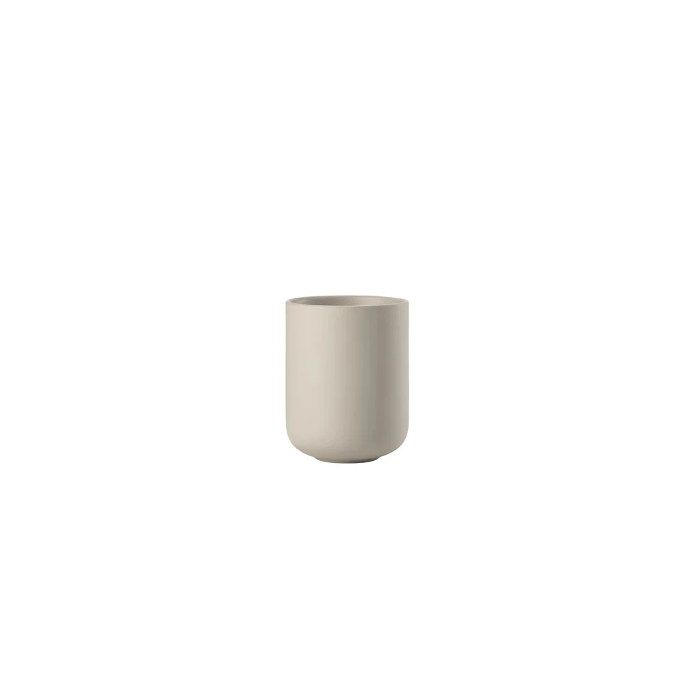 Bicchiere portaspazzolino Sensu Sand 8x10 cm – Minimalismo e robustezza