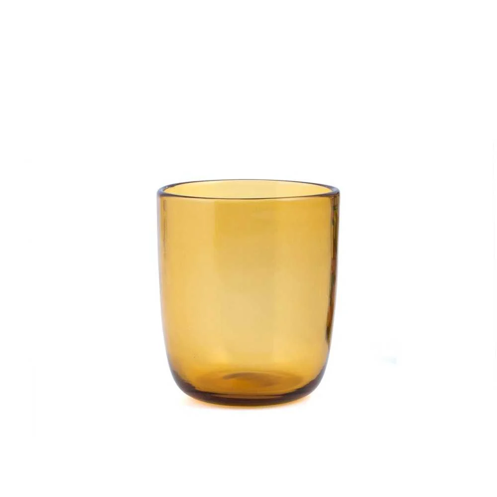 Bicchiere Saturno in Vetro Colore Ambra 35 cl – Eleganza e Personalità