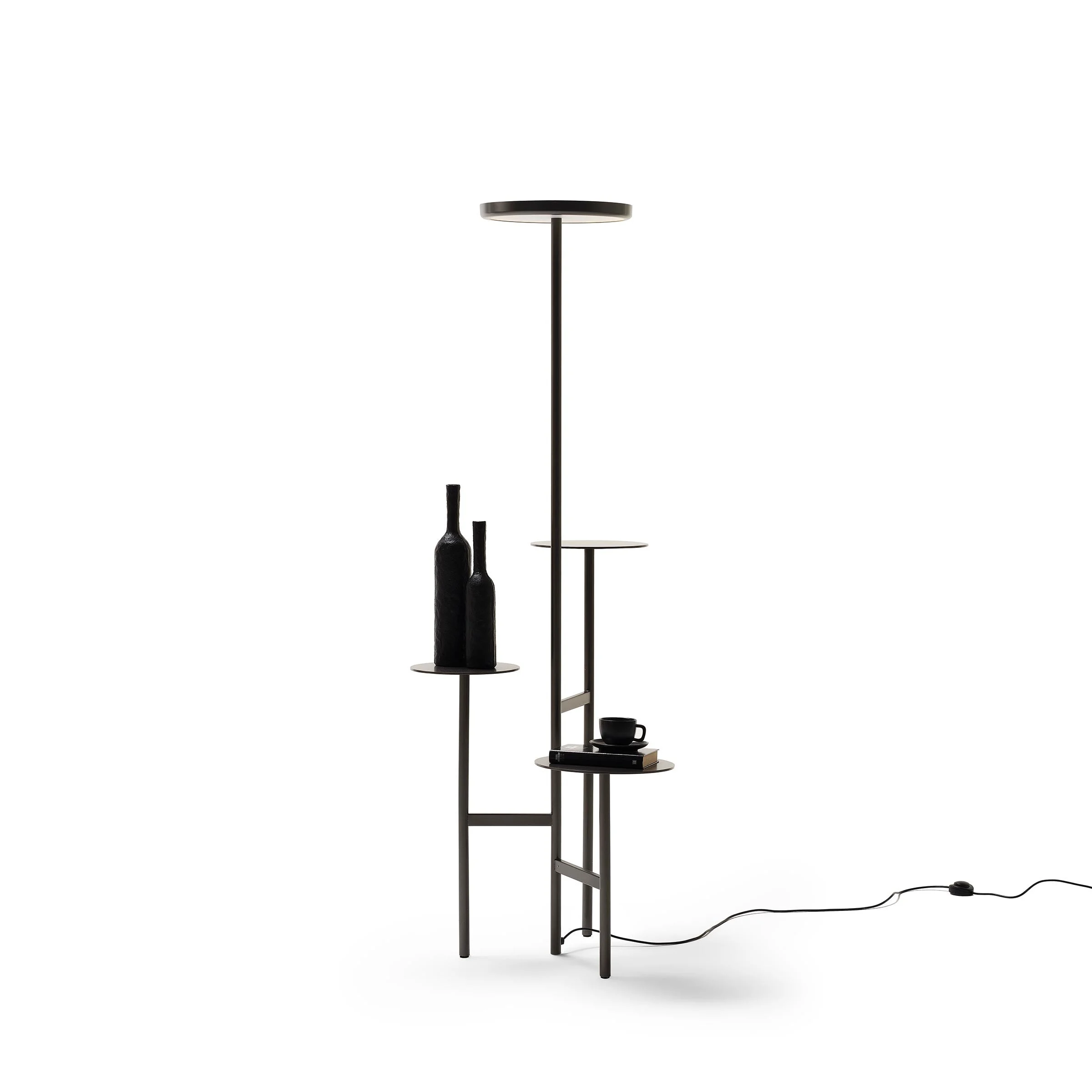 Lampada da Terra in Metallo IKEBANA di Uto Balmoral per Mogg