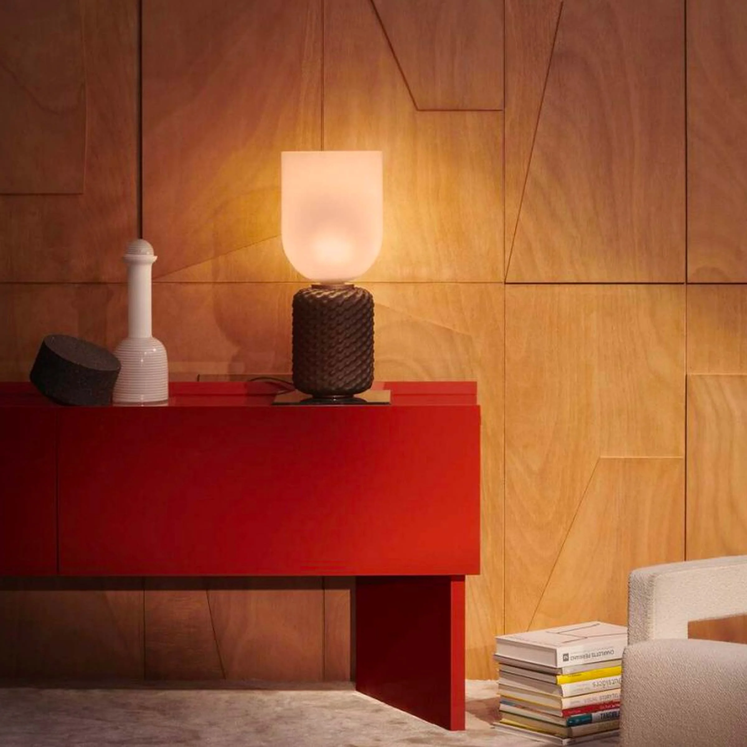 Lampada da Tavolo in Vetro Soffiato FICUPALA, di Cassina