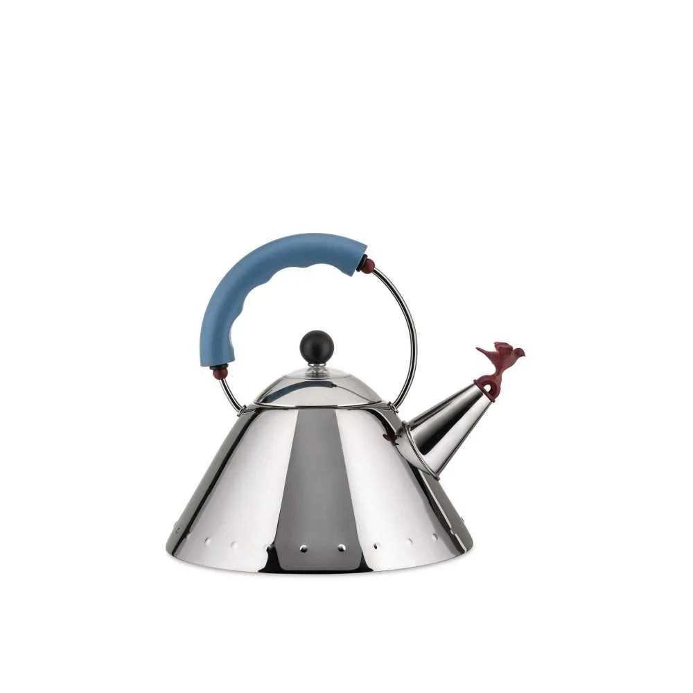 Bollitore con Fischietto “9093” Uccellino by Alessi – Acciaio Inox 18 10