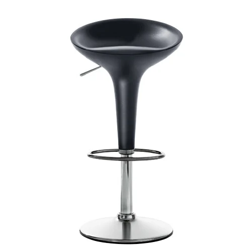 bomboStoolBlack.webp Sgabello da Bar Girevole BOMBO by Stefano Giovannoni for Magis