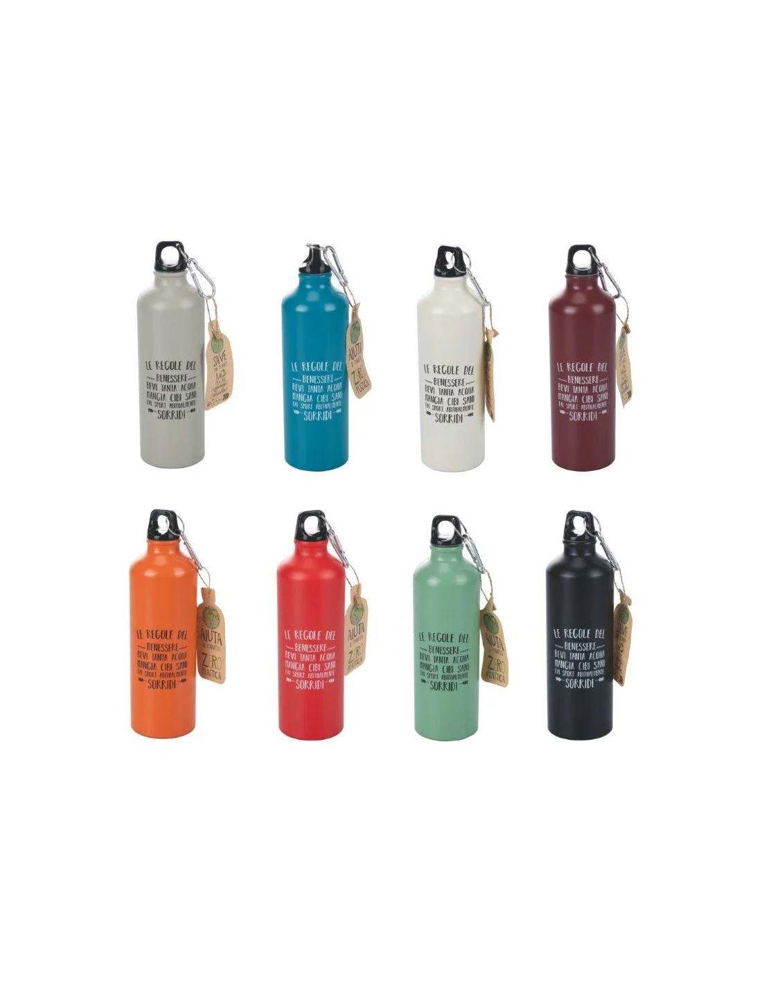 BORRACCIA SPORT ALU 750ML 8 COLORI ASSORTITI  LE REGOLE