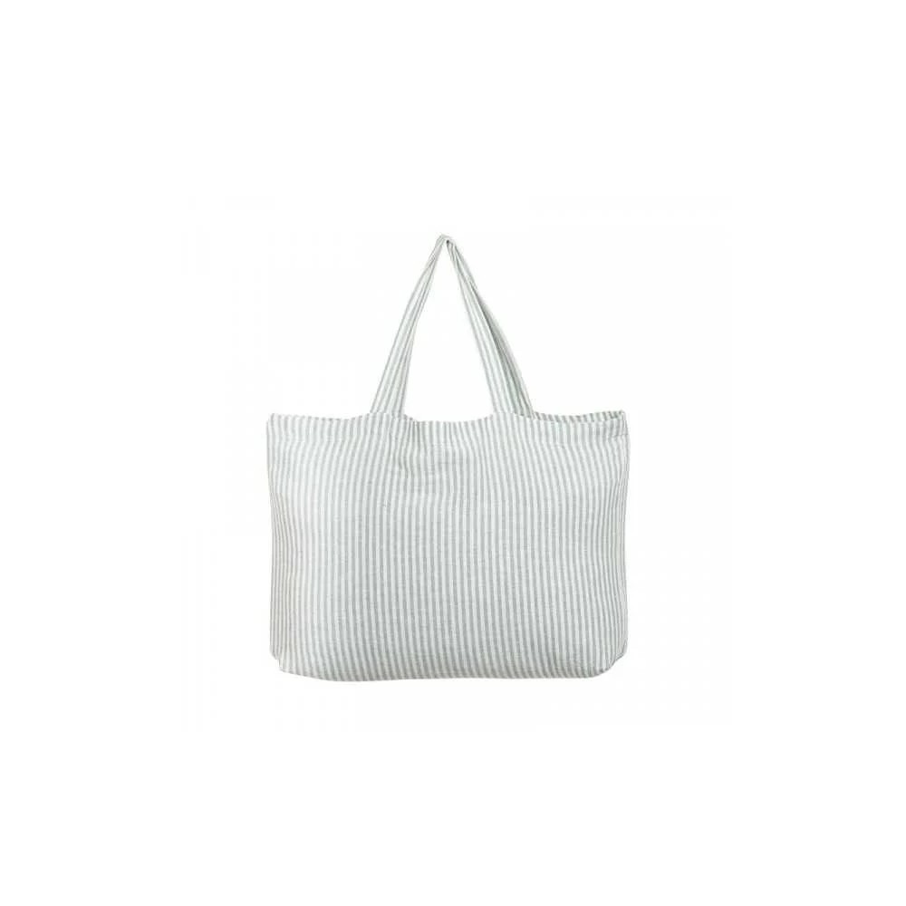 Borsa Vezzani Lino Verde Acqua 60x35 cm
