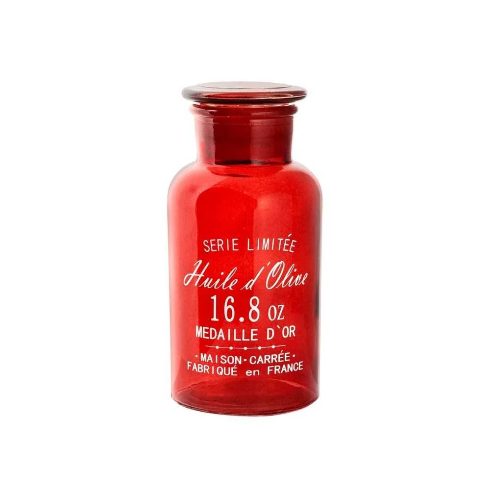 Bottiglia in Vetro Rosso 500ml: Stile e Funzionalità