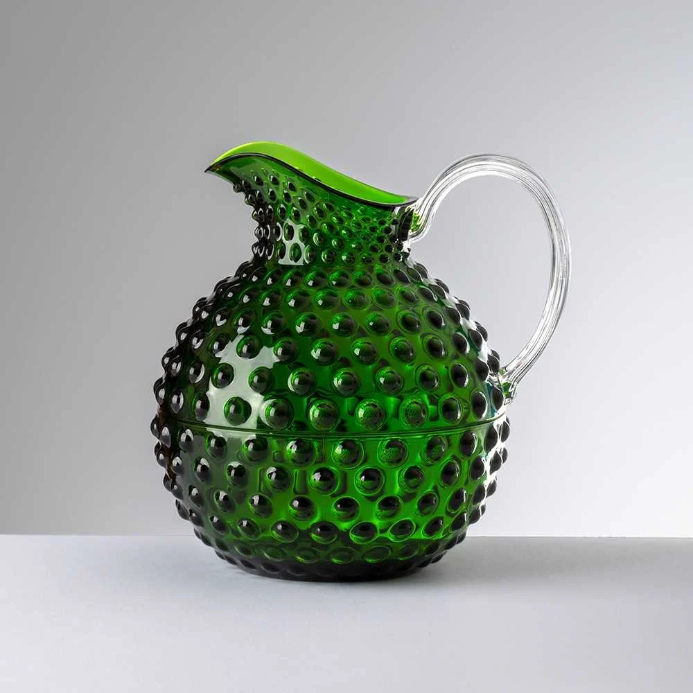Brocca Gene Krupa Verde 19x22 cm 2,4L di Mario Luca Giusti