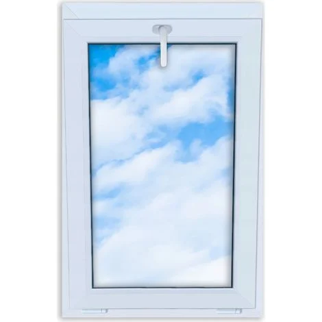 Finestra in PVC bianco, basculante, 70x110, 700x1100, doppi vetri, basculante, finestre nuove