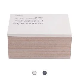 Scatola portaoggetti in legno, Victionary