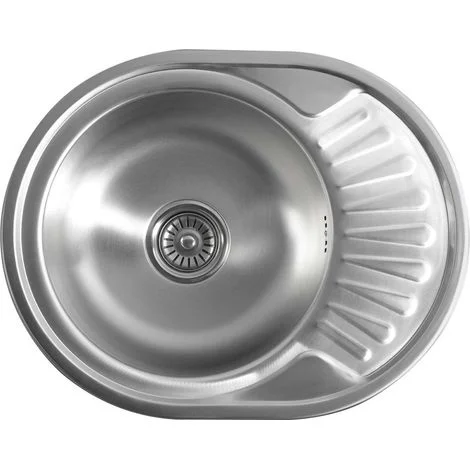 Aqualine Lavelli - Lavello 57x45 cm, acciaio inox AQ5745B