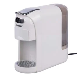 Macchina caffè espresso 3 in 1 a capsule, cialde e polvere, avorio,  Caffea Kooper